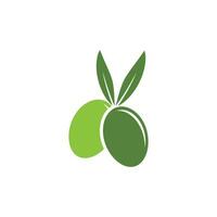 Olive Logo Vektor Vorlage Symbol Element Natur