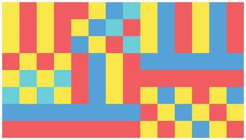 geometrisk mönster i de färger av de nationell flagga av finland. bakgrund mall med geometrisk mönster vektor