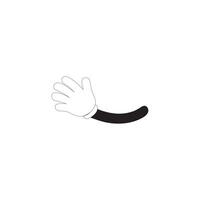 Hand Konzept. Sammlung von Geste hoch Qualität Vektor Gliederung Zeichen zum Netz Seiten, Bücher, online Shops, Flyer, Banner usw. Hände halten schützen geben Gesten Symbole.