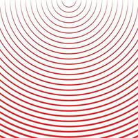 modern enkel abstrakt sömmar röd Färg halv cirkel vågig mönster konst vektor