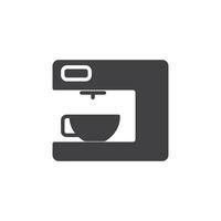 Kaffee Hersteller Symbol. Zeichen zum Handy, Mobiltelefon Konzept und Netz Design. Gliederung Vektor Symbol. Symbol, Logo Illustration. Vektor Grafik.