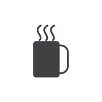 Kaffee brechen Symbol. Zeichen zum Handy, Mobiltelefon Konzept und Netz Design. Gliederung Vektor Symbol. Symbol, Logo Illustration. Vektor Grafik.