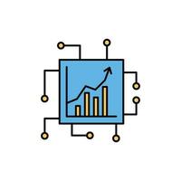 Präzision Einsichten rationalisiert Netz Symbole zum Daten Analyse, Statistiken, und Analytik minimalistisch Gliederung und Farbe füllen Sammlung im Vektor Illustration. Taschenrechner, Daten, Datenbank, entdecken,