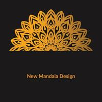 neues Mandala-Design vektor