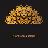 neues Mandala-Design vektor