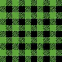 gefliest Grün und schwarz Flanell Muster Illustration vektor
