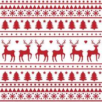 nahtlos skandinavisch Muster zum Weihnachten und Neu Jahr zum Winter Hut, hässlich Pullover, Jumper, Papier oder andere Entwürfe. vektor