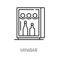 Mini Bar Symbol Vektor zum Netz Design und Handy, Mobiltelefon App