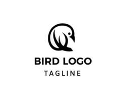 Vogel Logo kreativ Vogel Logo verlassen Vogel Logo vektor