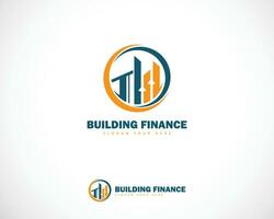 Gebäude Logo kreativ Finanzen die Architektur Geschäft Design vektor