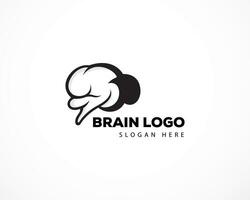 hjärna logotyp design mall kreativ logotyp vektor