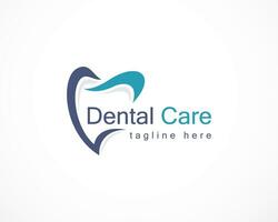 Dental Logo Design Vektor Dental Pflege Klinik Logo Vorlage