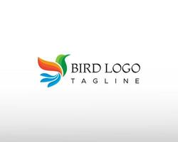 Vogel Logo Farbe Vogel Logo kreativ Vogel Logo fliegen Vogel Logo vektor