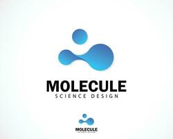 Molekül Logo kreativ Wissenschaft Design Konzept Dreieck Biologie Technologie Clever Labor vektor