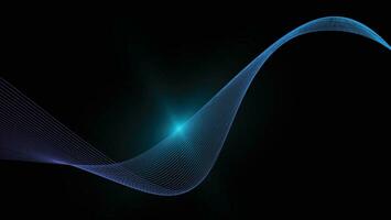 abstrakt Welle Hintergrund mit Blau Licht zum dekorativ Grafik Design Element vektor