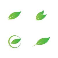grünes Blatt Logo vektor