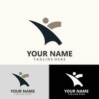 minimalistisk ak, brev logotyp, enkel och lyx ikon vektor företag identitet design mall