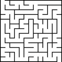 Kinder Rätsel, Matze Puzzle, Labyrinth Vektor Illustration