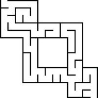 Kinder Rätsel, Matze Puzzle, Labyrinth Vektor Illustration