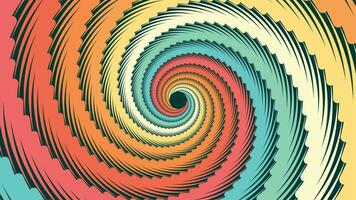 abstrakt spiral spinning runda virvel stil bakgrund. vektor