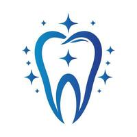Zähne Zahn Logo Design Vektor Illustration