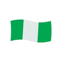 Nigerianer Flagge Symbol Vektor