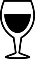 vin glas rostat bröd ikon stencil öl dryck vektor