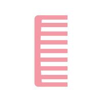 rosa hårkam platt ikon för design. lämplig för infografik, böcker, banderoller och Övrig mönster vektor