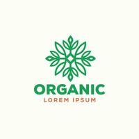 organisch Blume Logo Vorlage zum Spa, Hotel, und Wellness Unternehmen vektor