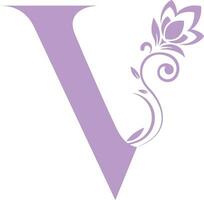 v Briefe Logo vektor