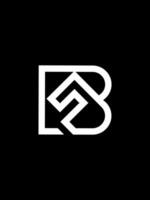 bs Monogramm Logo Vorlage vektor