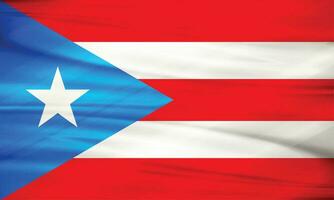 Illustration von puerto rico Flagge und editierbar Vektor puerto rico Land Flagge