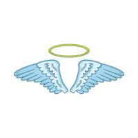 illustration av ängel vingar vektor