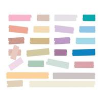 Klebestreifen farbiges Dekoband Mini Washi Sticker Dekoset
