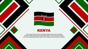 kenya flagga abstrakt bakgrund design mall. kenya oberoende dag baner tapet vektor illustration. kenya flagga