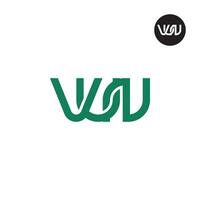 Brief vun Monogramm Logo Design vektor