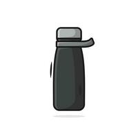 Sport Wasser Flasche Vektor Illustration. trinken Konzept, Fitnessstudio Flasche, Trinken Wasser, Schule Wasser Flasche, Fitness Flasche, Sport Wasser Flasche, wiederverwendbar Wasser Flasche