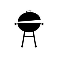 bbq ikon vektor. grill illustration tecken. picknick symbol eller logotyp. vektor