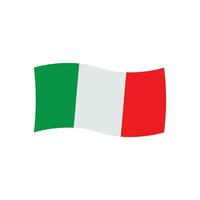 Italien flagga ikon vektor
