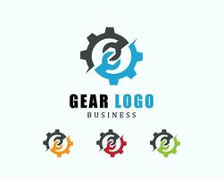 redskap logotyp kreativ design begrepp service varumärke tecken symbol vektor