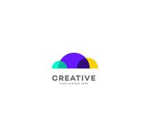 kreativ Wolke Logo vektor