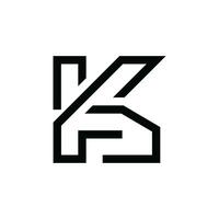 ks logotyp, ks monogram, första ks logotyp, brev ks logotyp, kreativ ikon, modern, vektor