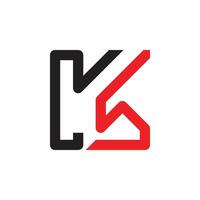 k Logo, k Monogramm, Initiale k Logo, Brief k Logo, kreativ Symbol, modern, Vektor