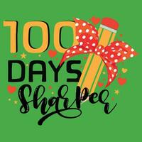 100 dagar skola, skola dagar, 100 dagar vektor
