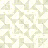Gelb und Weiß nahtlos abstrakt geometrisch überlappend Linien und Quadrate Muster vektor