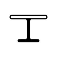 Tabelle Symbol Vektor Design Vorlage