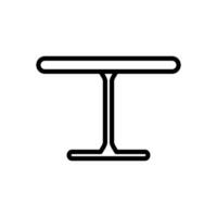 Tabelle Symbol Vektor Design Vorlage