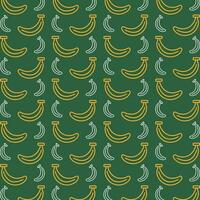 Banane süß bunt wiederholen Muster Vektor Illustration Hintergrund
