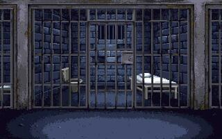 Pixel Kunst Illustration Gefängnis Gefängnis Hintergrund. pixelig Gefängnis. Polizei Gefängnis Gefängnis Hintergrund pixelig zum das Pixel Kunst Spiel und Symbol zum Webseite und Video Spiel. alt Schule retro. vektor