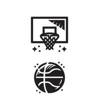 Basketball Symbol perfekt zum Logos, Statistiken und Infografiken. vektor